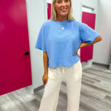 Misty Morning Cloud Knit Tee