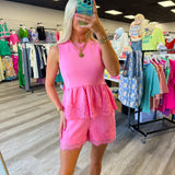Luxe Lounge Lace Shorts