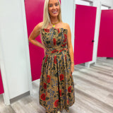Autumn Romance Midi Dress