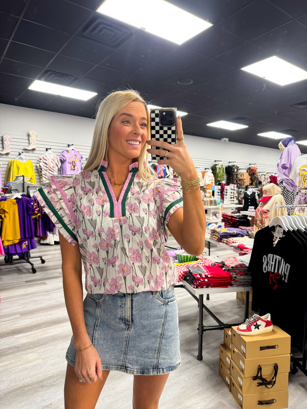 Petal Parade Pink Top