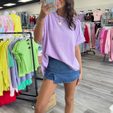Bright Side Ribbed Top