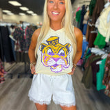 LSU Vintage Tiger (Licensed) Tank | Butter