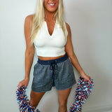 Americana Coastline Collared Tank