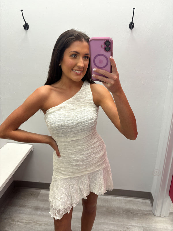 The Ivory Hour Lace Mini