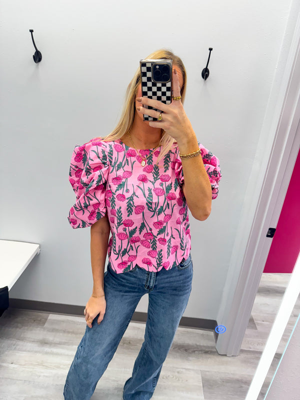 Pocket Full of Posies Top