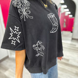 The Darling Western Sketch Top