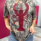 Crawfish Camo Graphic Tee