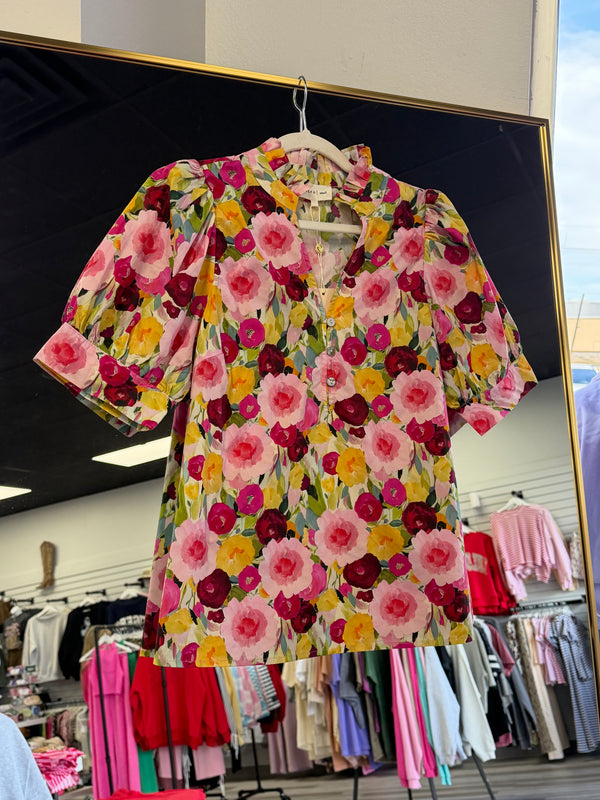 Makes Me Happy Floral Top