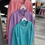Scuba Zip Pullover | Gold Zipper