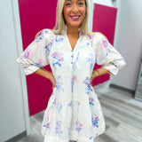 Petals & Lace Eyelet Dress