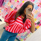 The Sunset Stripe Top