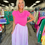 Sweetest Day Gingham Dress Set