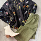 Covered In Beauty Embordered Floral Top