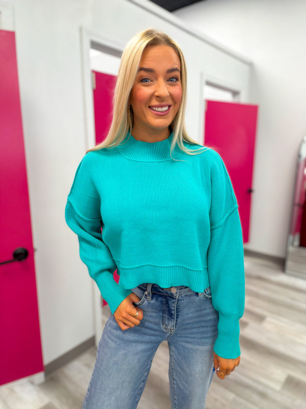 Aqua Perfection Sweater