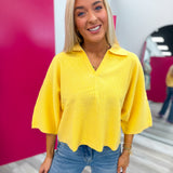 The Sunny Days Collared Knit
