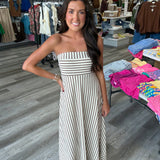 Espresso Date Midi Dress