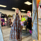 The Something Blue Floral Maxi Dress