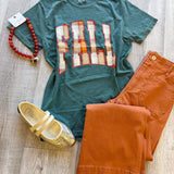 Fall Plaid Graphic Tee