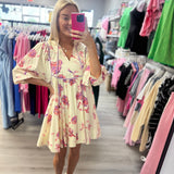 Feeling Radiant Dress- Cream