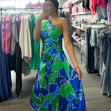 Tropic Like It's Hot Pleated Dress
