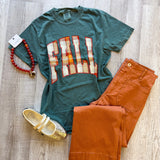 Fall Plaid Graphic Tee
