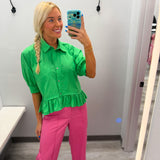Hot Pink Seam Pants
