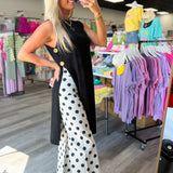 Dot Your Thing Cropped Denim Pants