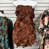 Fall Soirée Ruffle Mini Dress