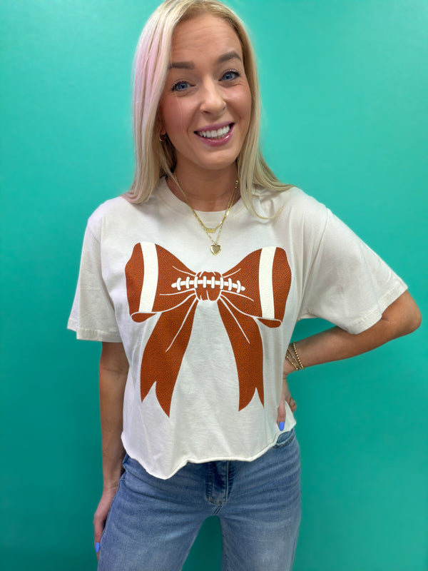 Football Bow Crop