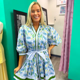 Petal Kiss Dress | Blue