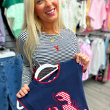 Striped Crawfish Top