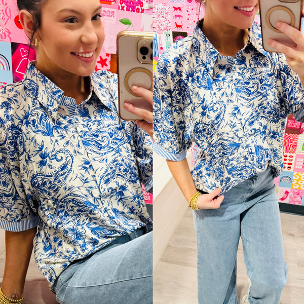 Soft Moments Top | Blue