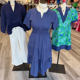 Navy Days Dress | Regular and Plus