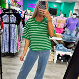 What About It Button Light Wash Denim Pants