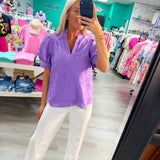 Floral Texture Top