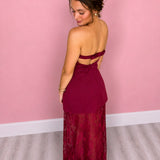 Always Yours Lace Maxi Dress