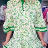 Charming Me Mini Dress Green