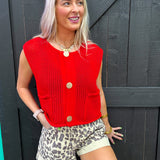 Leopard Denim Shorts