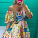 Summer Flair Pattern Dress