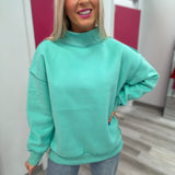 Color Me Comfy Mock Neck Sweatshirt