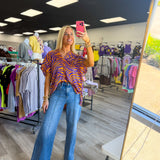 Tiger Town Satin Top