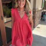 Sweet as Summer Eyelet Romper Dress