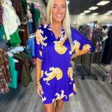 Tiger Dress Purple Tiger