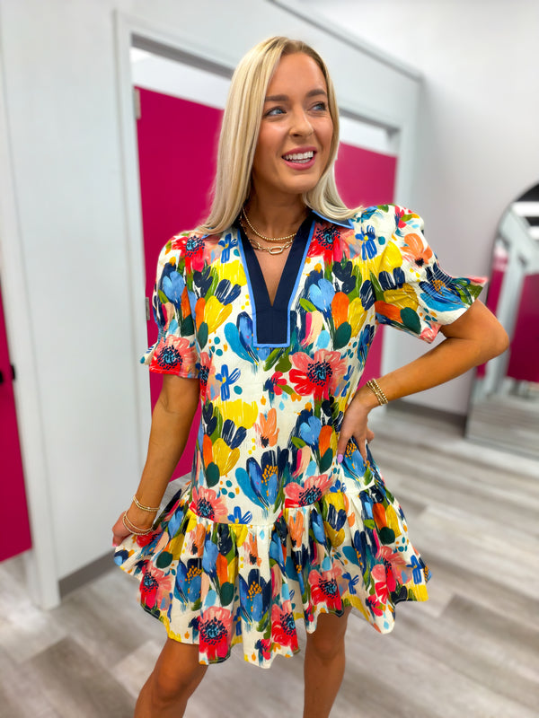 The Paint The Town Floral Dress | Regular and Plus