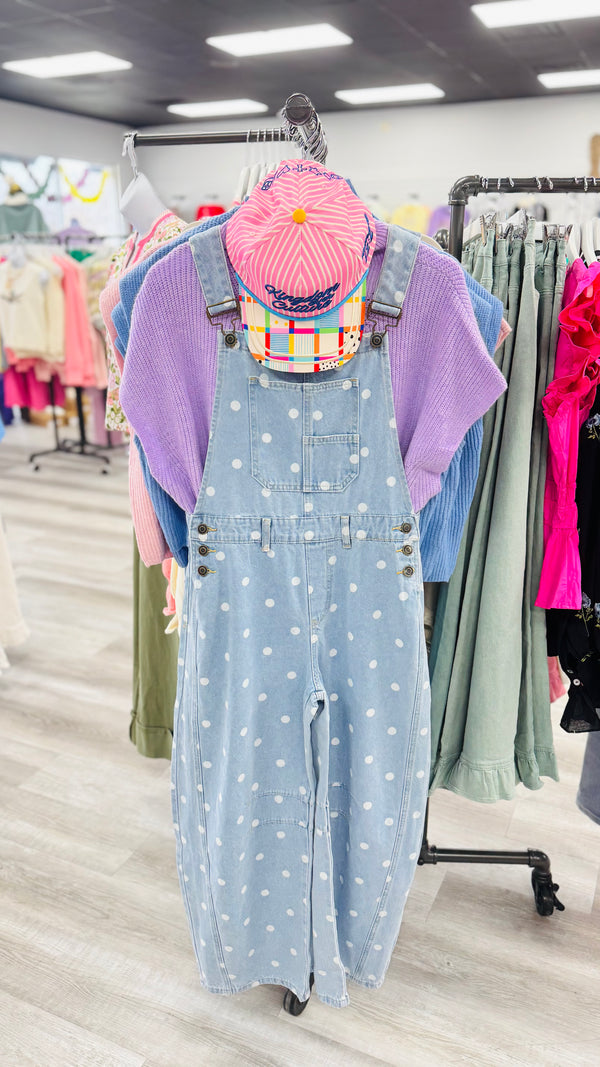 The Playful Polka Dot Overalls