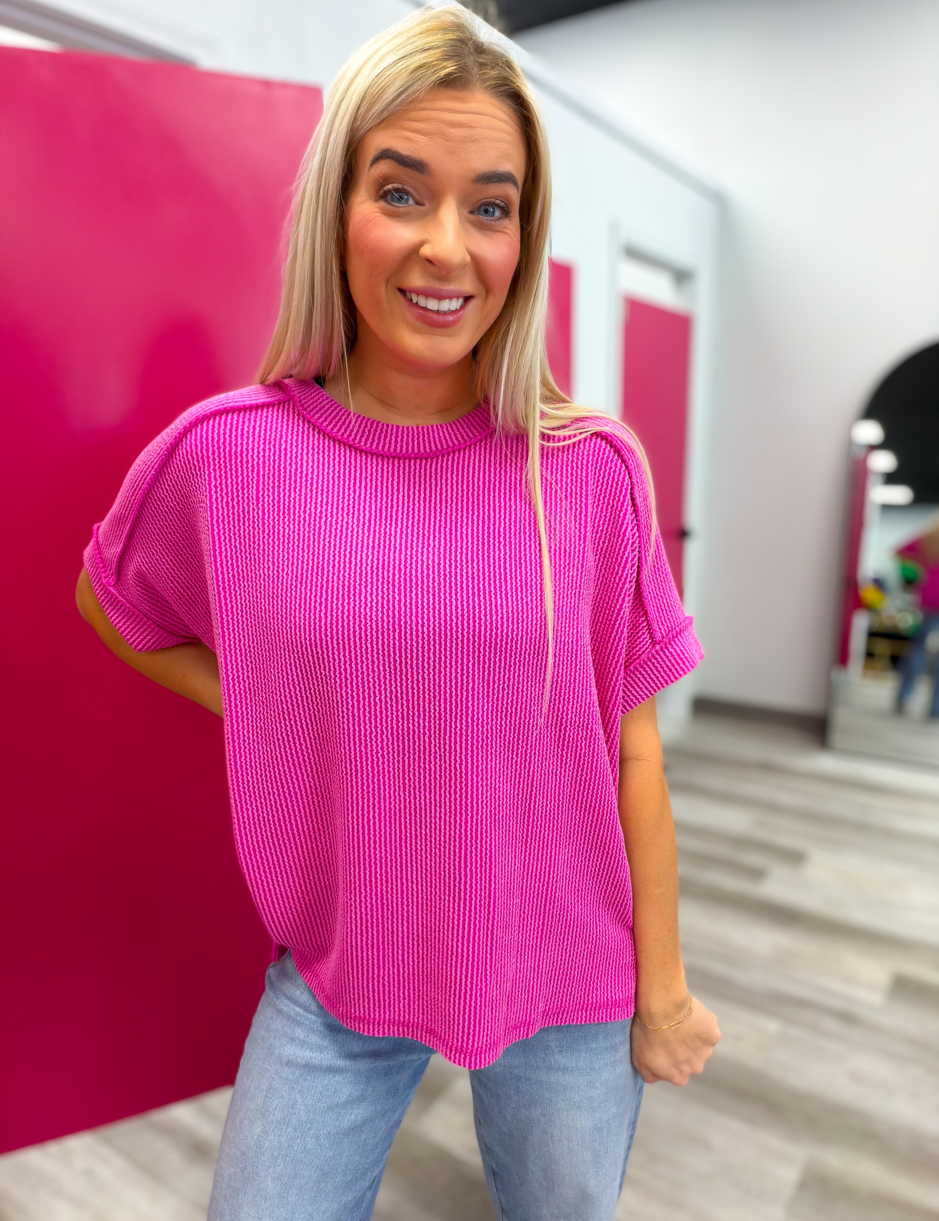 Bright Side Ribbed Top