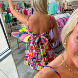 Cuban Nights Scallop Dress