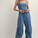 Acid Wash Jumpsuit