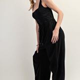 Acid Wash Jumpsuit