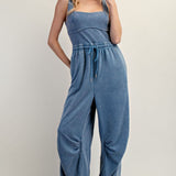 Acid Wash Jumpsuit